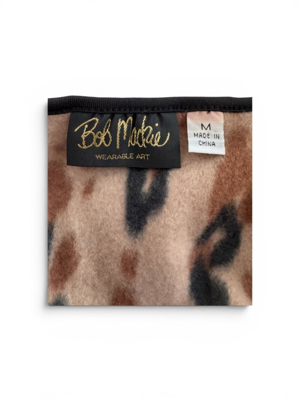 Bob Mackie Wearable Art Leopard Print Vest Women’s Medium Zip Front Animal Print - Picture 3 of 5